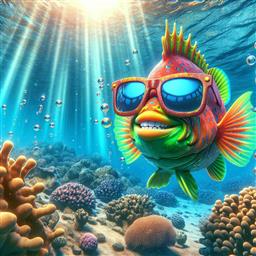 Cool fish photo.